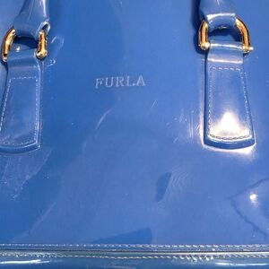 Furla Blue Jelly Women's Bag